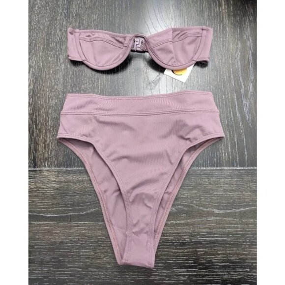 NWT Tropic of C | Mariel top and Venus bottom in Raisin - Picture 2 of 11